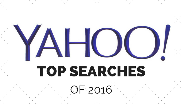 Yahoo’s Top Searches of 2016 Revealed, Google Doesn’t Make Top 10 Companies
