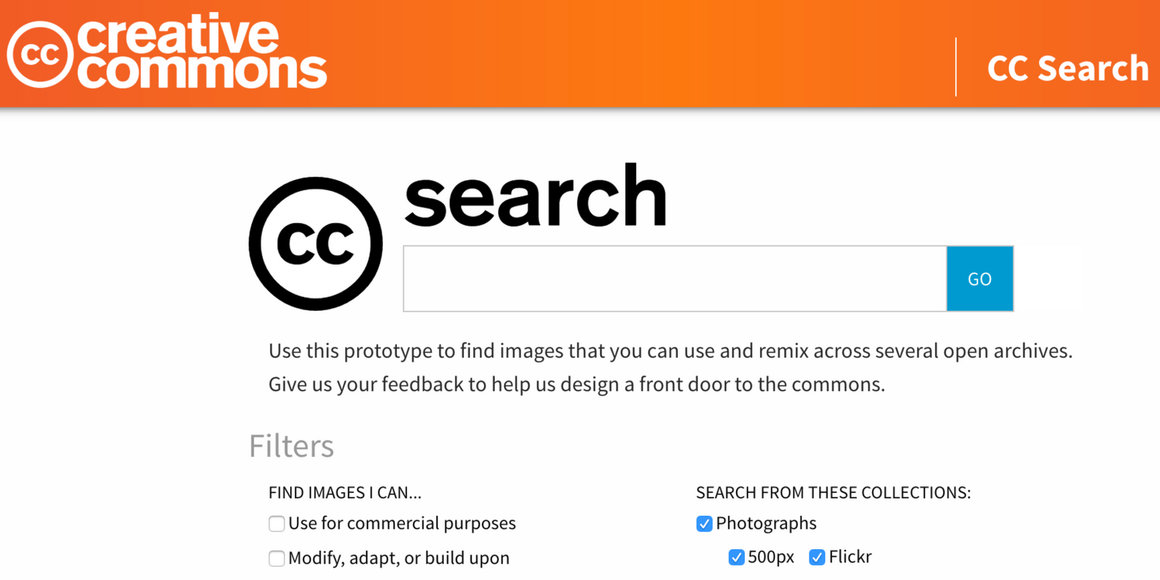 creative commons search