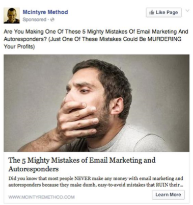 Mcintyre Method Facebook Ad