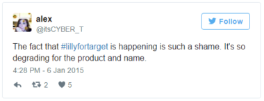 #LillyForTarget firestorm on Twitter2