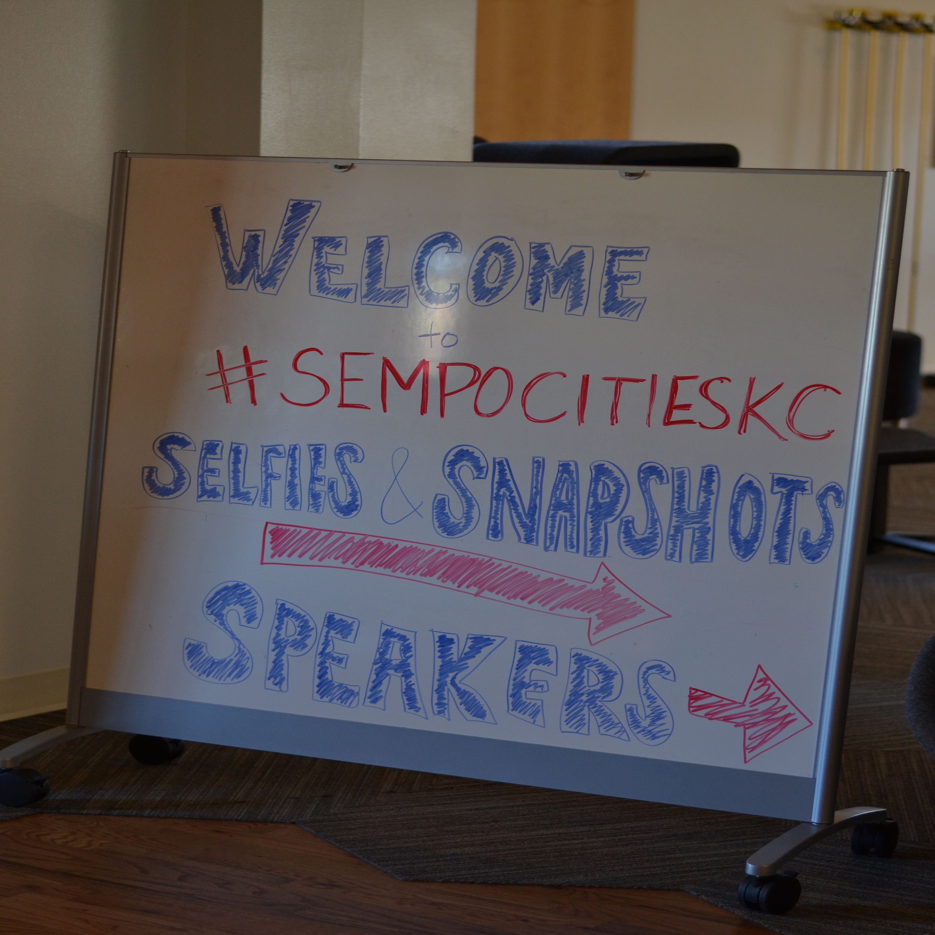KC Search Conference Welcome Sign