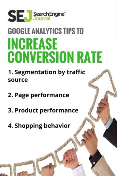 Pinterest Image: Google Analytics Tips to Increase Conversion Rate