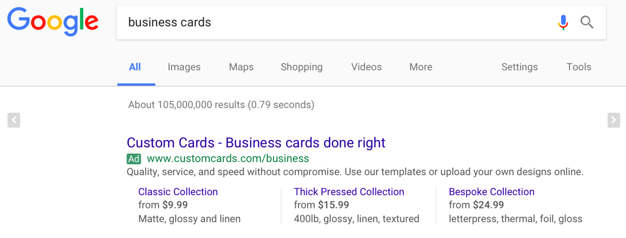Google AdWords Price Extensions to be Shown on All Devices