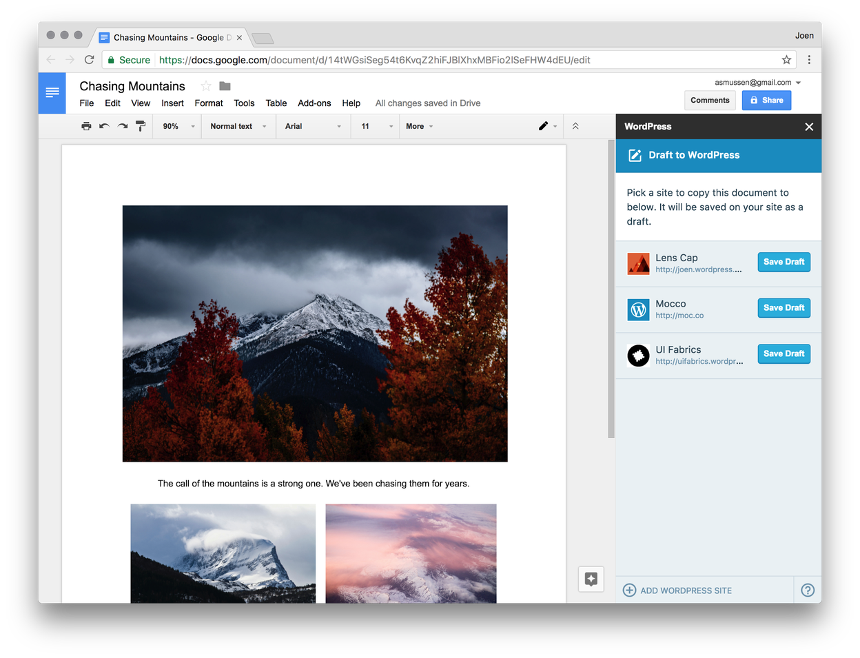 WordPress for Google Docs Lets Multiple Users Collaborate on Content in Real-Time
