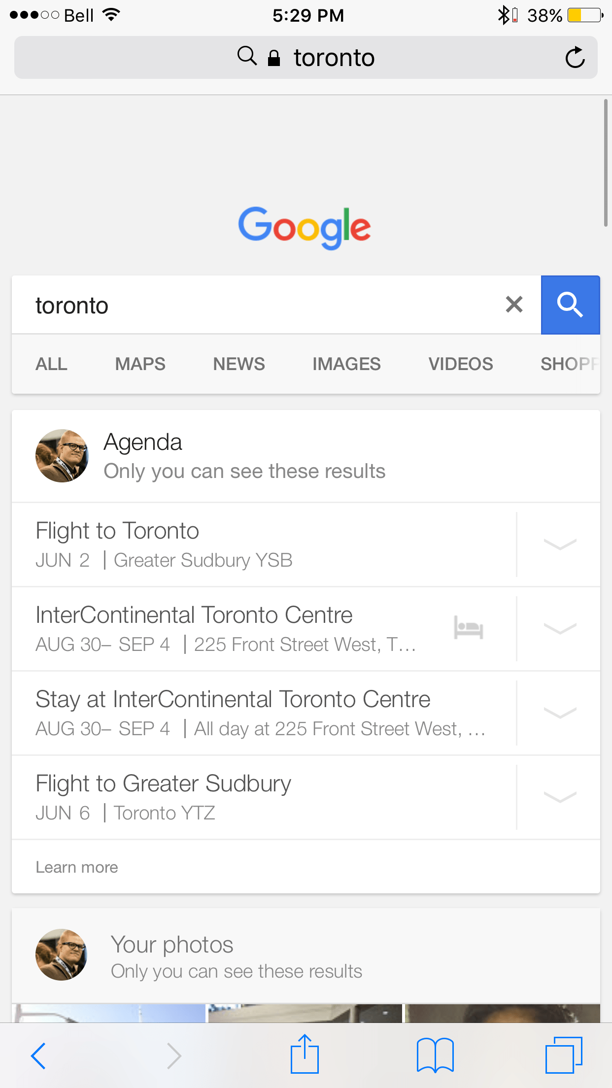 Google Adds &#8216;Personal&#8217; Tab to Search Results