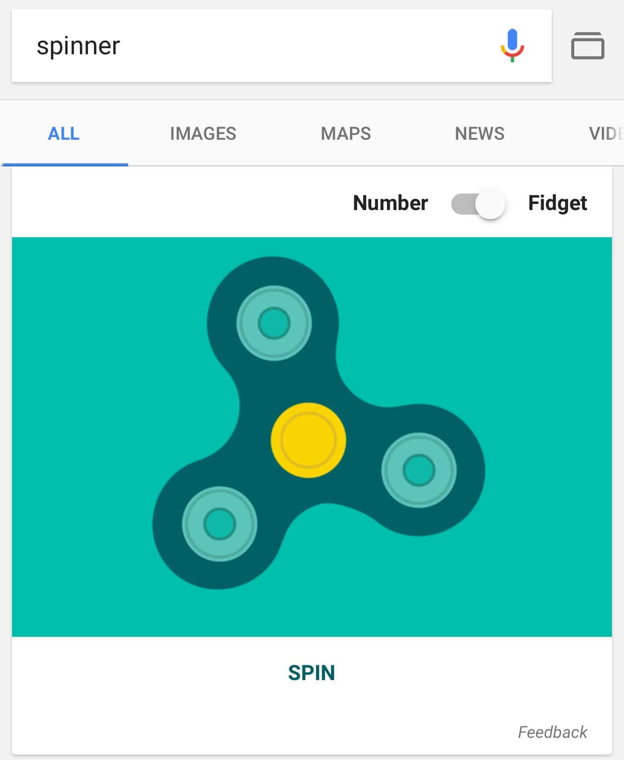 Google's Latest Easter Egg: Fidget Spinners!