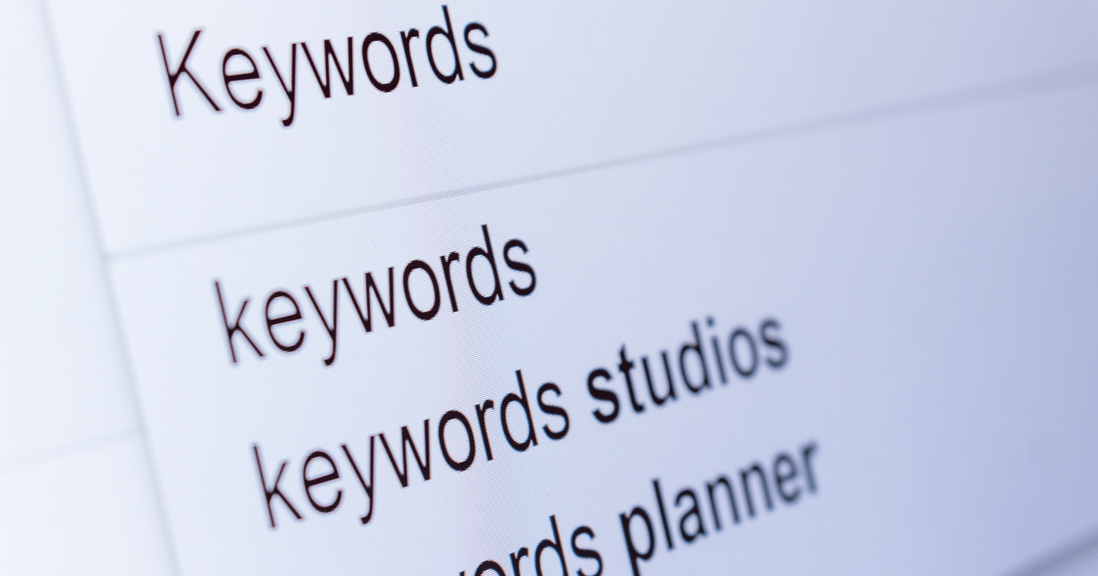 Long-tail SEO keywords