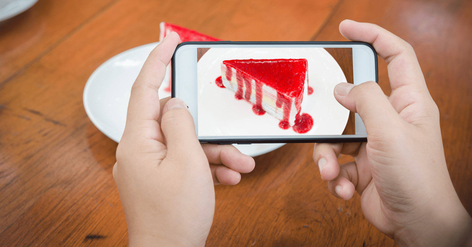 Smartphone photo of dessert