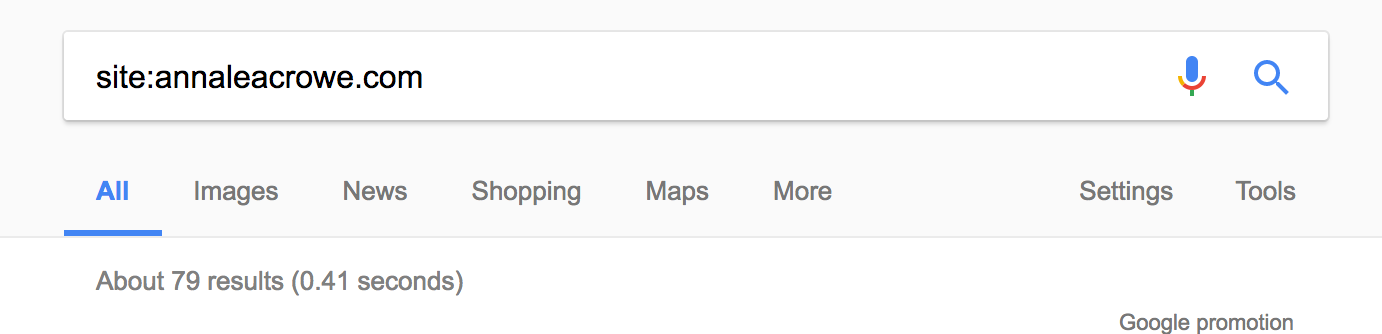 google site search