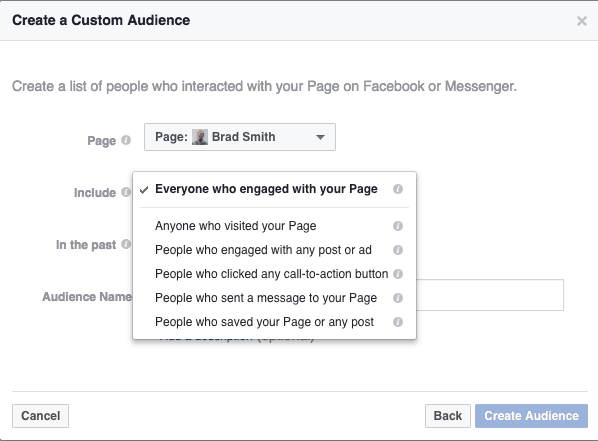 retarget custom audience