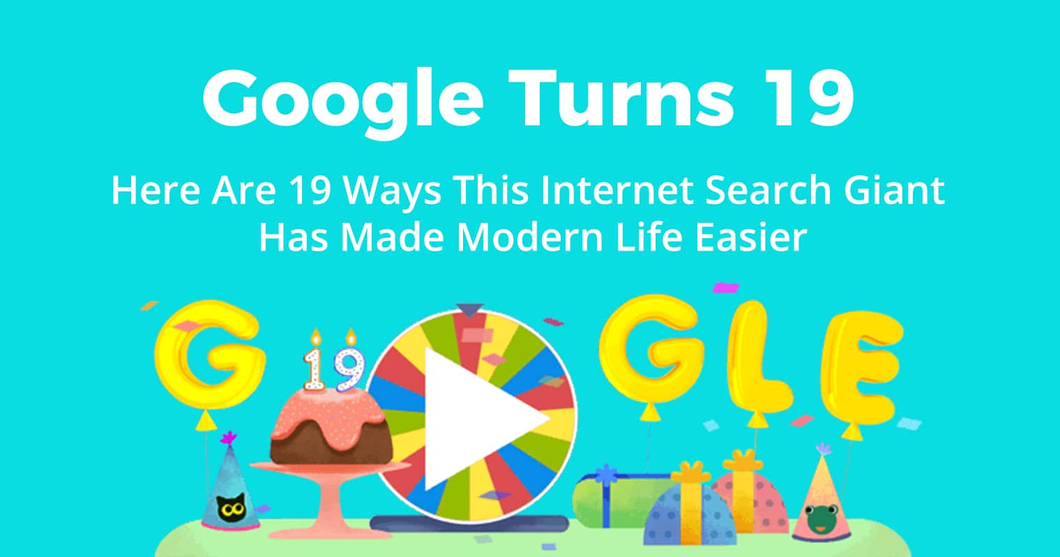 Google celebrates 19th birthday with 19 games from Doodles past