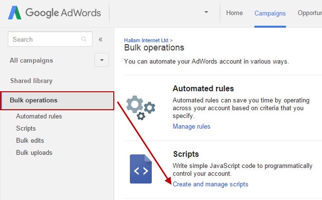 adwords scripts