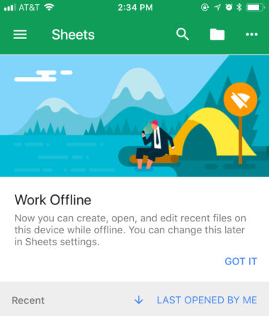 Google Sheets