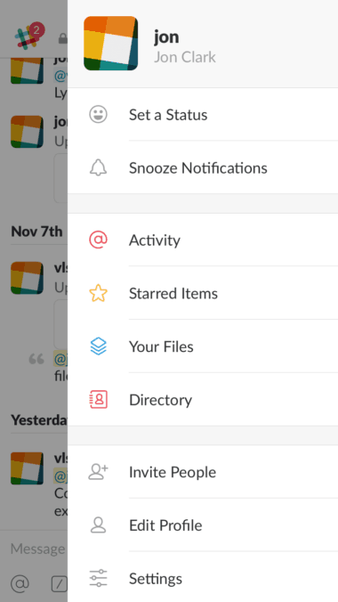 Slack Mobile App