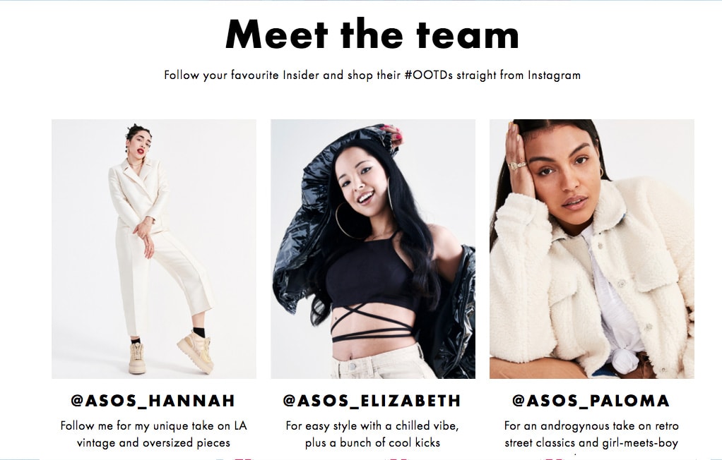 ASOS insiders