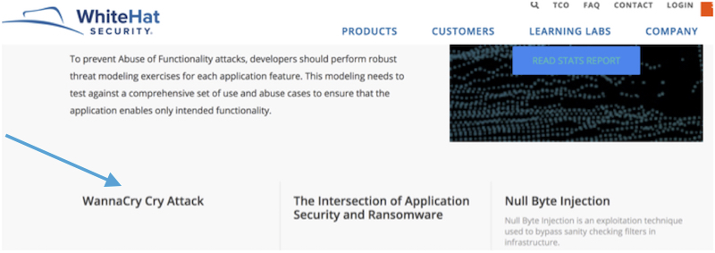 Contextual internal link