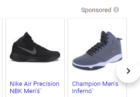 basketball shoes sponsored search