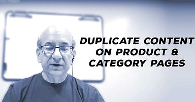 Google Advice: Duplicate Content on Product & Category Pages