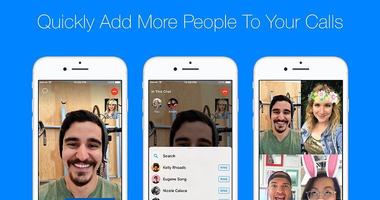 Facebook Messenger Lets Users Add People to In-Progress Calls