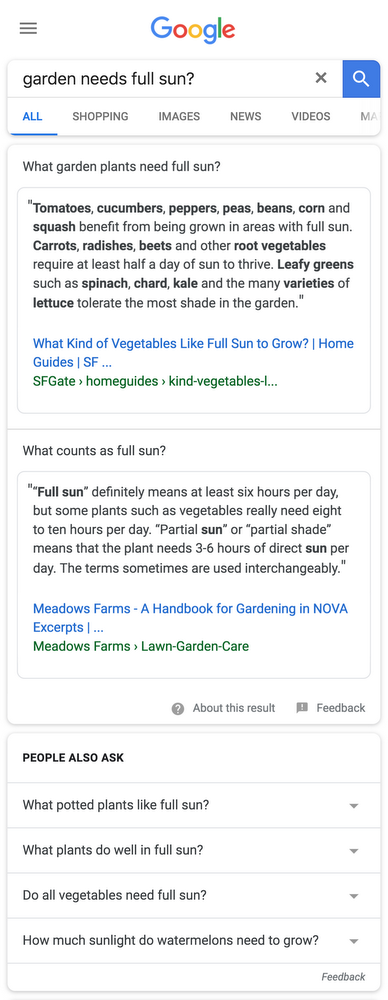 Google Search Update: Featured Snippets for Multi-Intent Queries