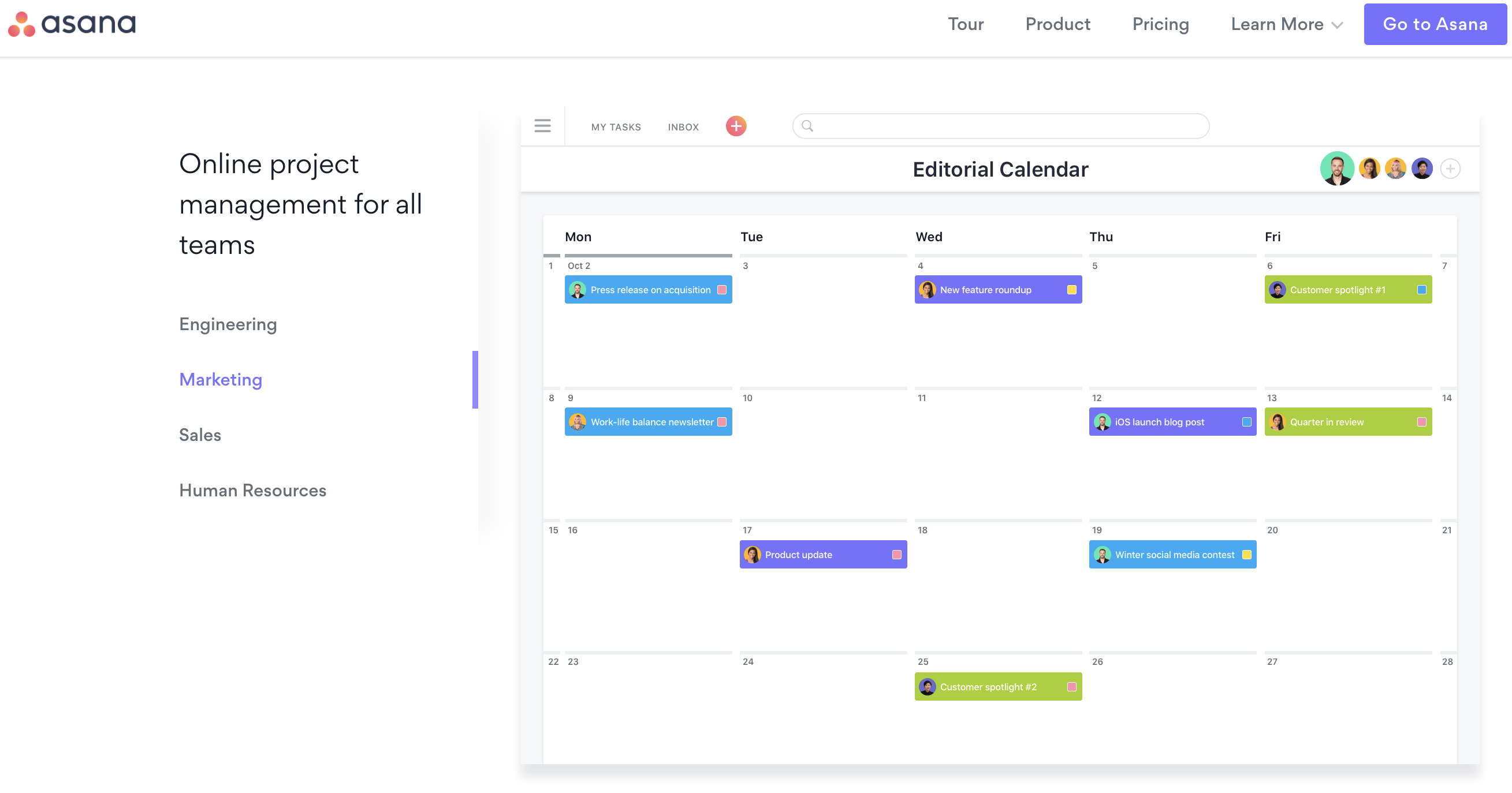 Asana управление проектами