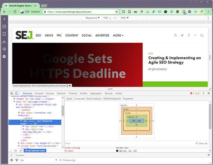 Chrome Developer Tools