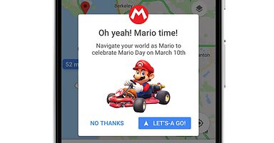 Starting on March 10, Navigate Google Maps with Mario for a Limited Time