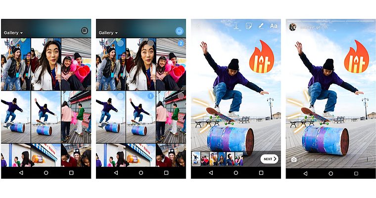 Instagram Lets Users Upload Multiple Photos and Videos to Stories