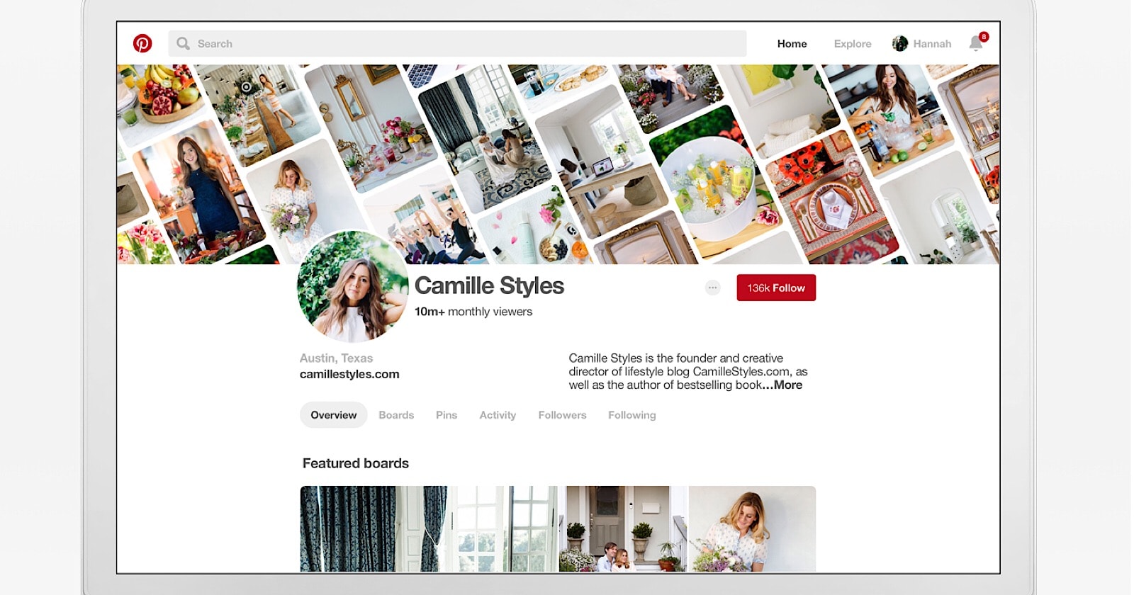Pinterest Business Profiles to Display Total Monthly Viewers