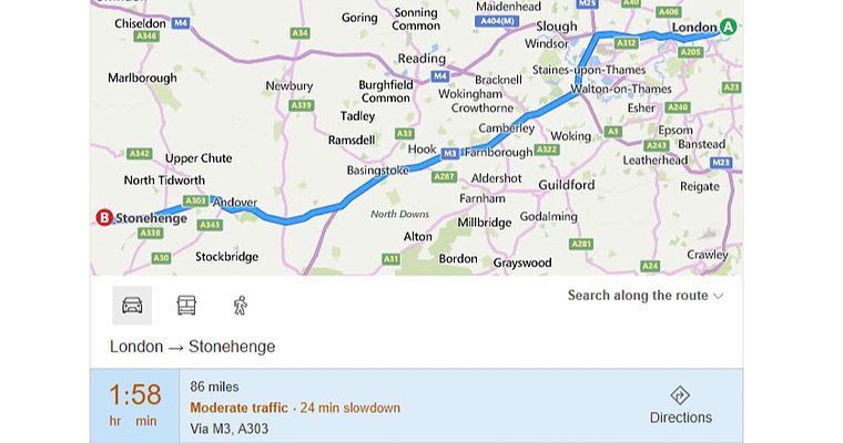 Bing Improves Maps Related Searches for UK Users