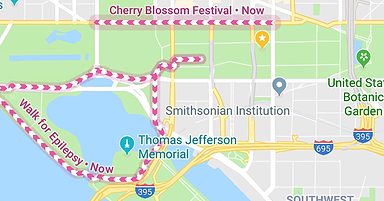 Google Maps Highlights Public Events Currently In Progress