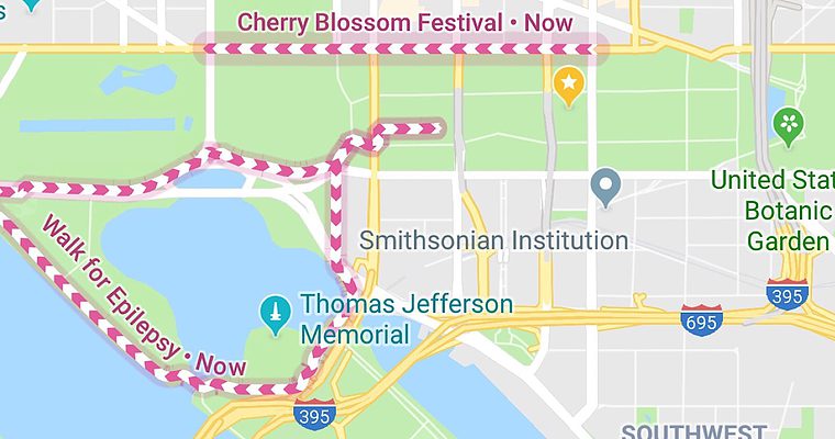 Google Maps Highlights Public Events Currently In Progress
