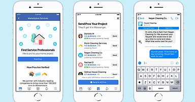 Facebook Lets Users Sell Home Services in Marketplace