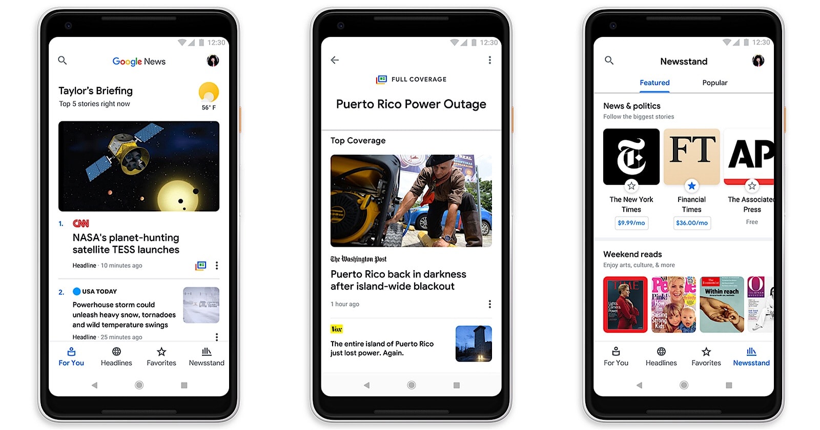 Redesigned Google News Uses AI to Connect Related Stories Together