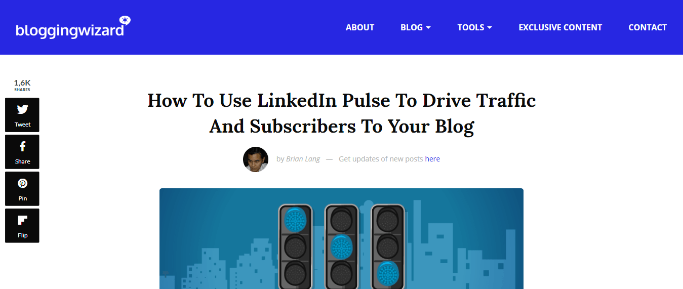 Blogging Wizard - LinkedIn Article