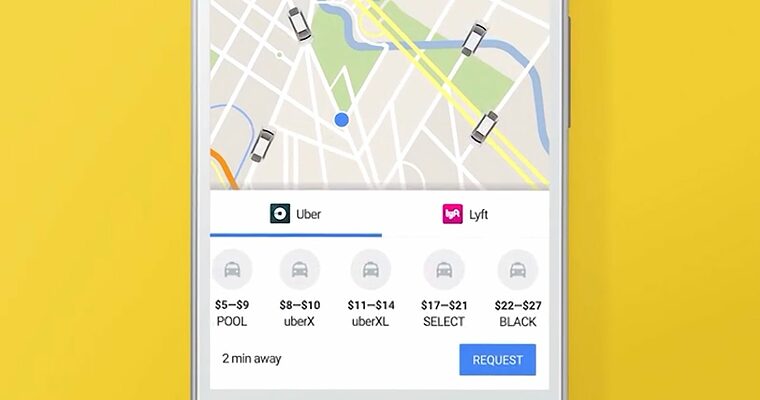 Google Maps Can No Longer Book Uber Rides
