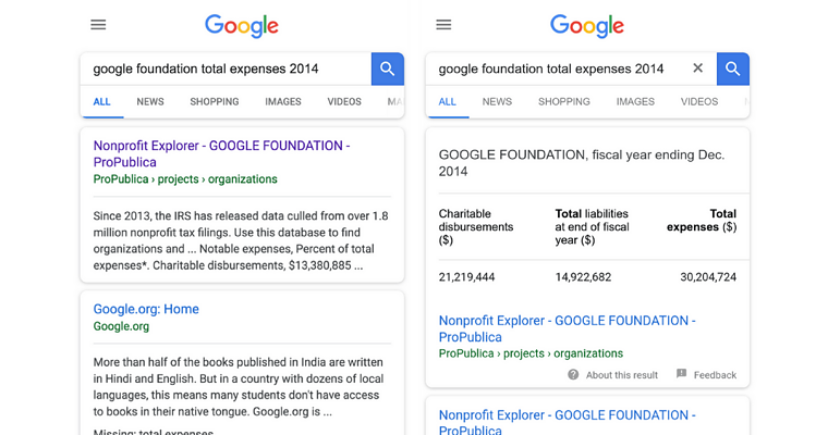 Google Rolls Out New Markup for Displaying Data Tables in Search Results