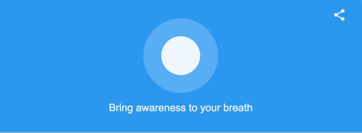 Google Adds a Breathing Exercise to Search Results