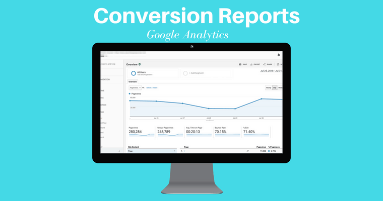 google analytics conversion report