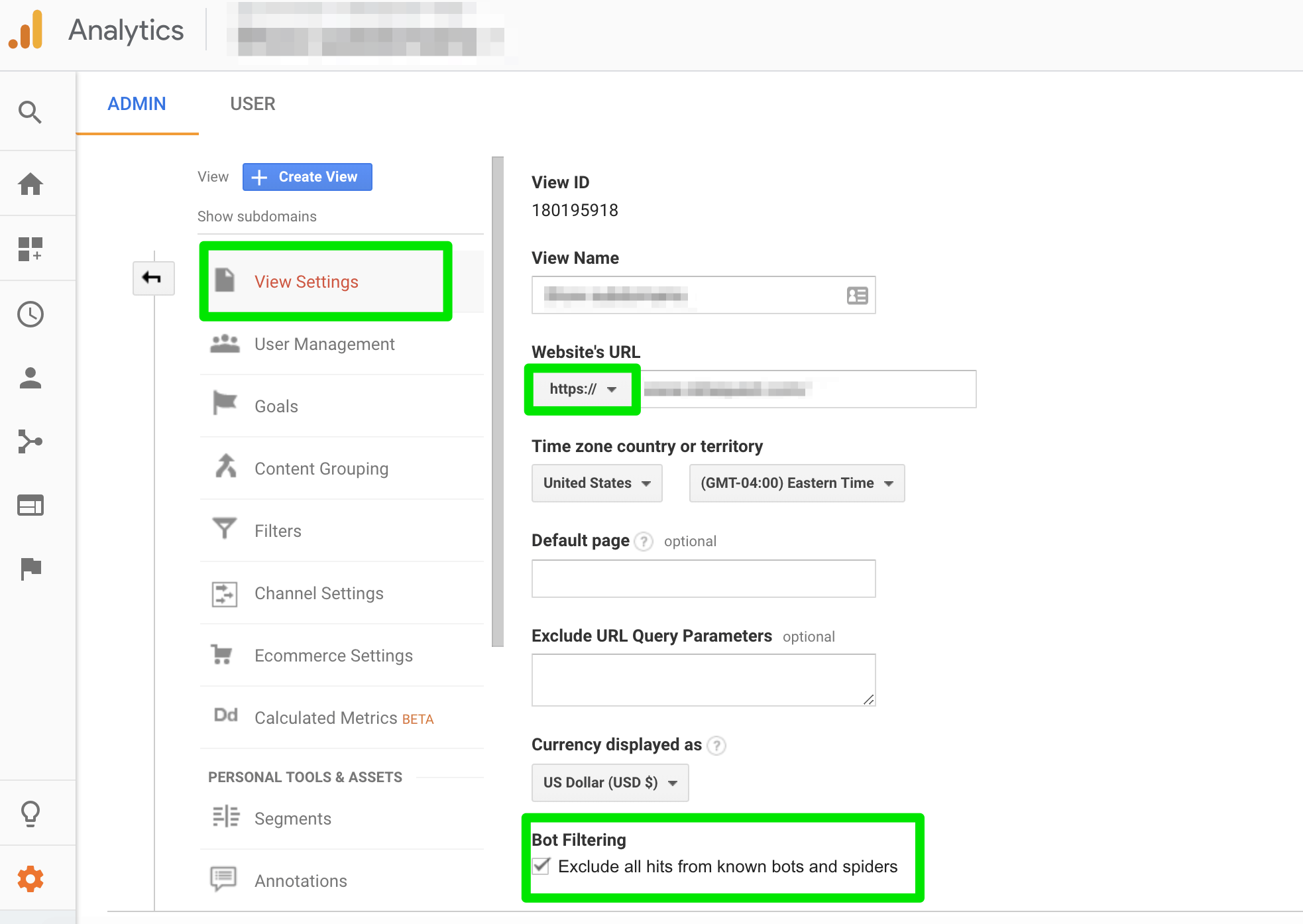 google-analytics-view-settings