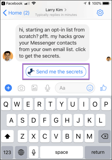 messenger-quick-question