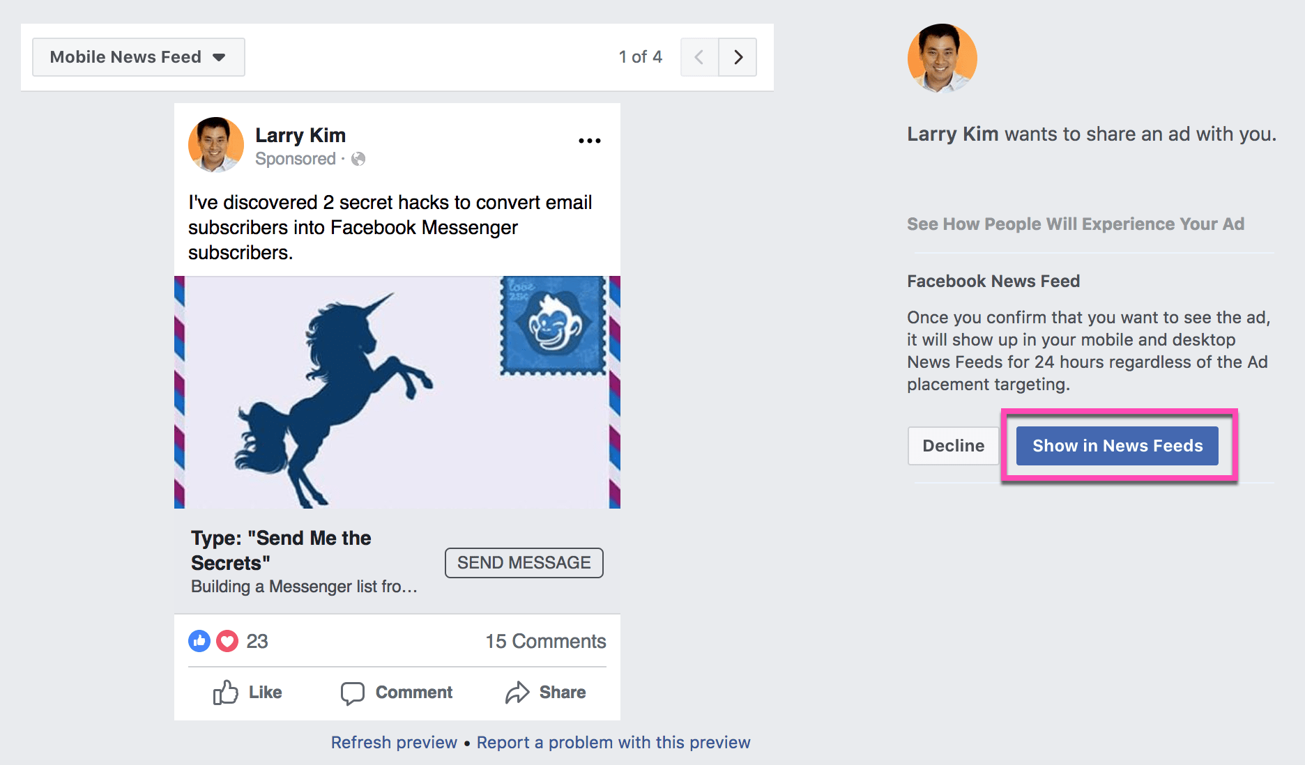 How to create Click-to-Messenger Ads to drive traffic to your bot