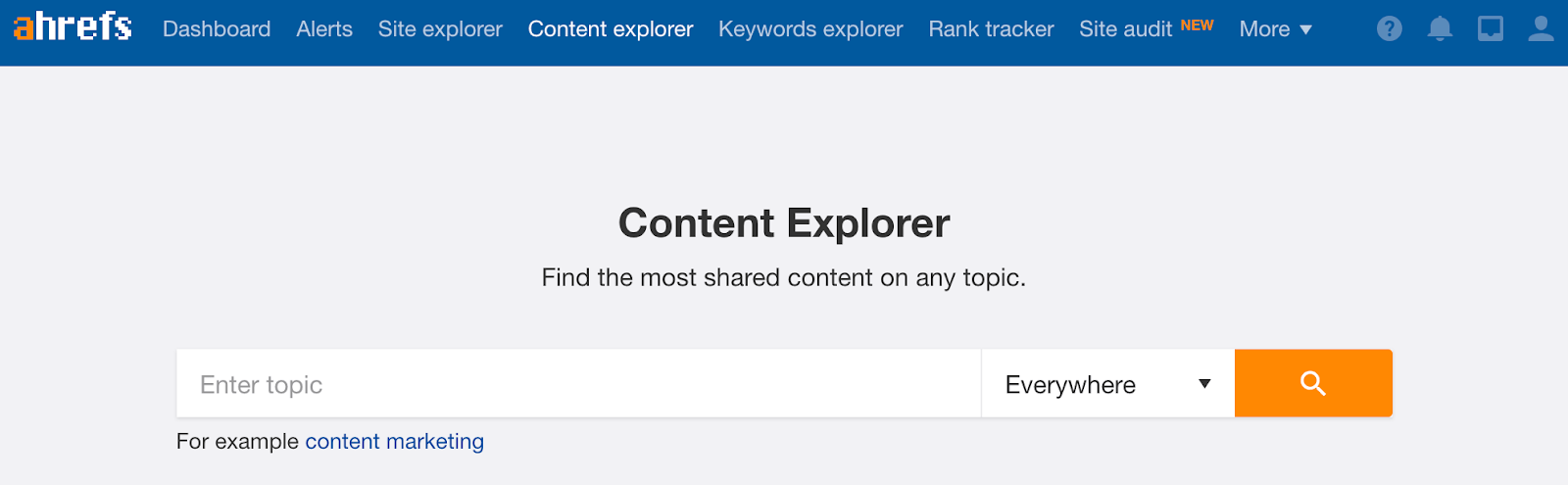 Ahrefs Content Explorer