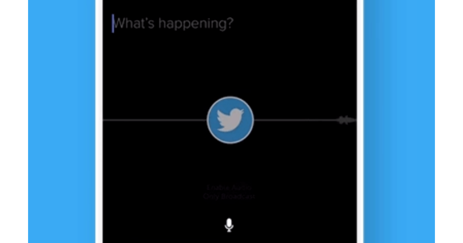 Twitter Adds Audio-Only Live Broadcasting
