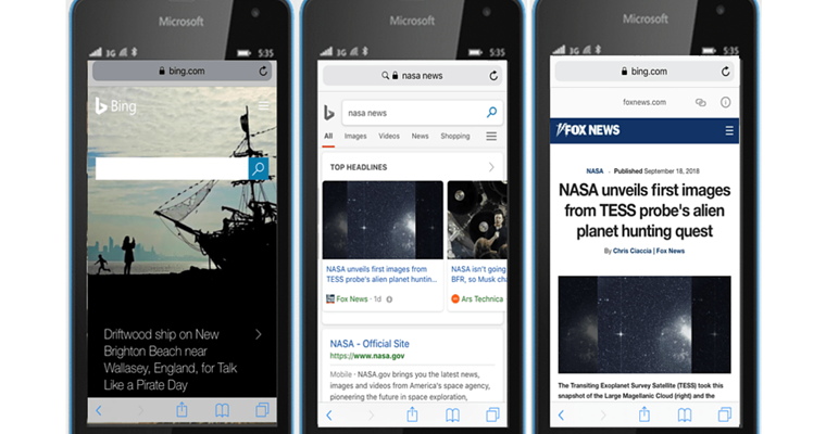 Bing’s Mobile Search Results Now Supports AMP Pages