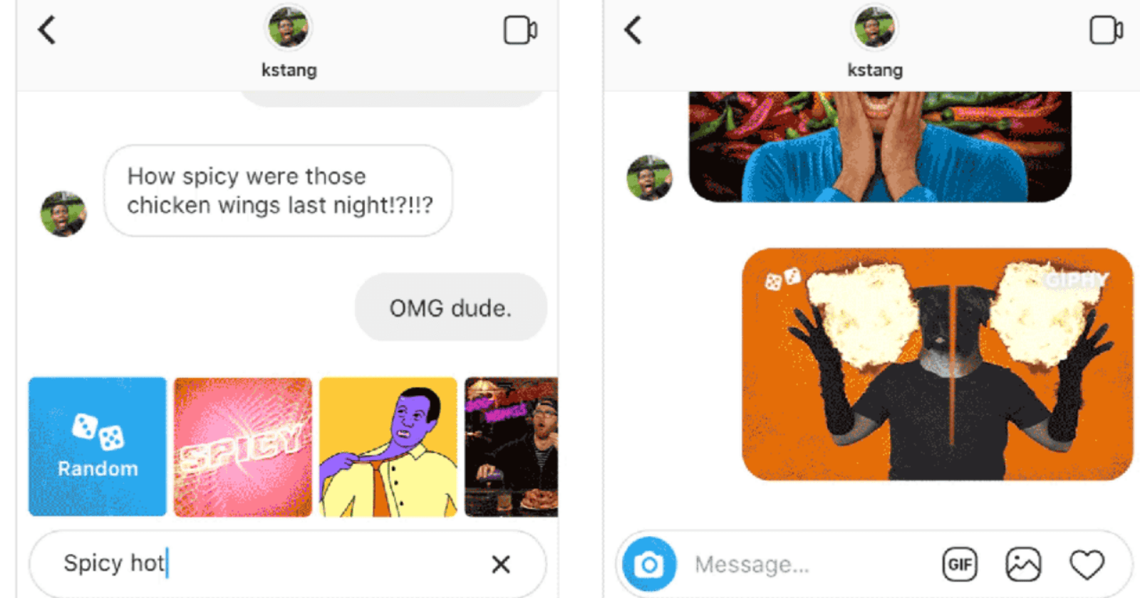 Can't DM gifs : r/Instagram