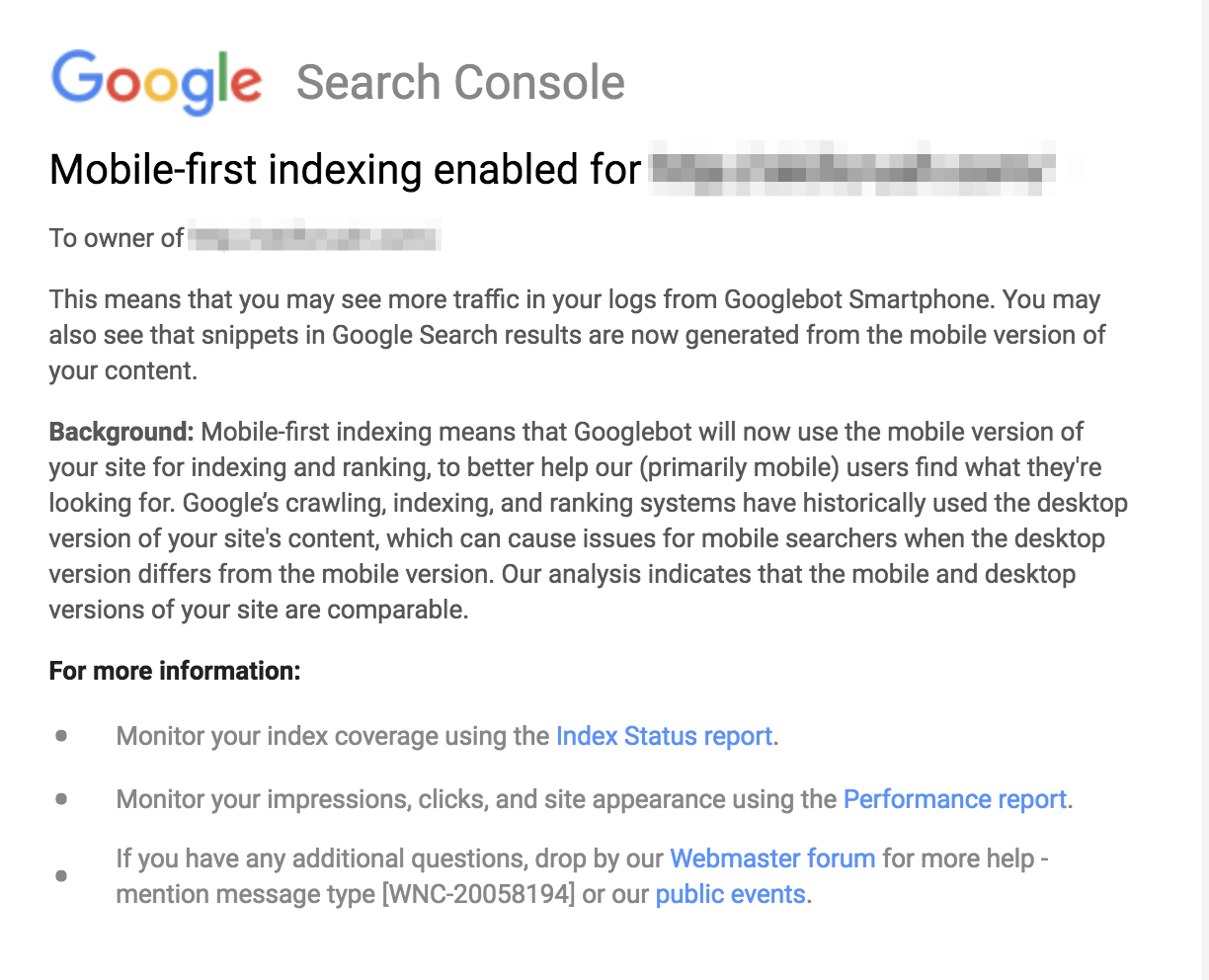 Mobile-First Indexing