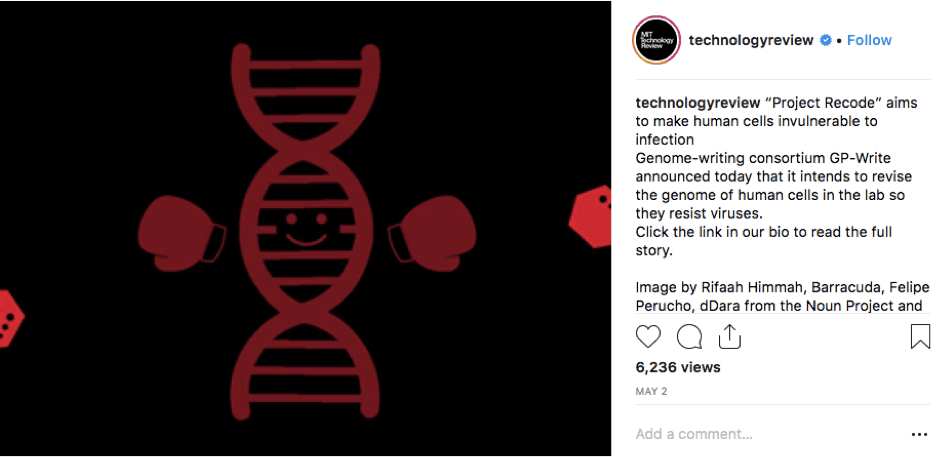 Technology Review Futurism Instagram Post