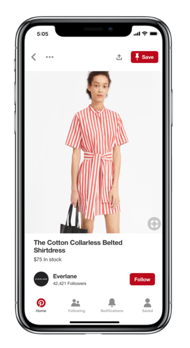 Pinterest Introduces New Product Pins and Shopping Recommendations