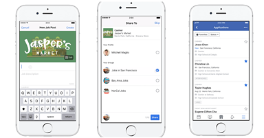Facebook Makes it Easier for Businesses to Hire for the Holiday Rush